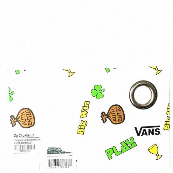 VANS Fergadelic x OG Chukka LX Shoes Men Canvas VN0A4U3G0621 Sneakers Wash Acid - Picture 8 of 9